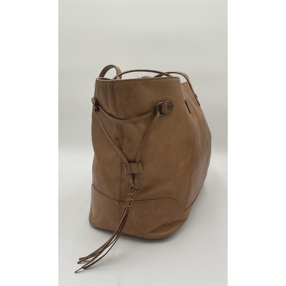 Frye Melissa Carryall Tote, leather material, beige color, BEAUTIFUL!!!! - Picture 6 of 8